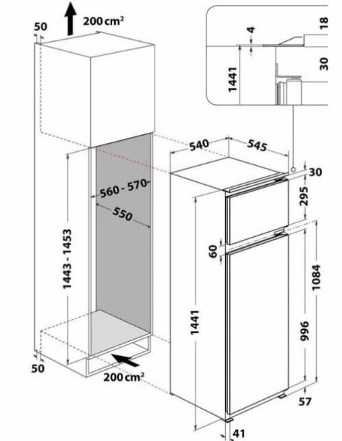 WHIRLPOOL ART3802 FRIGORIFERI