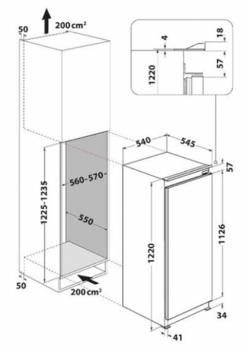 INDESIT S12A1DI2 FRIGORIFERI