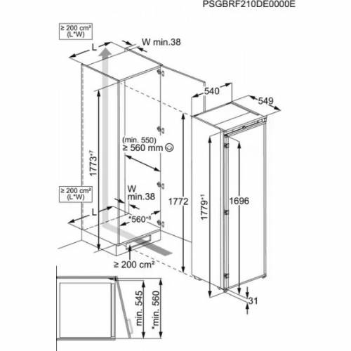 Electrolux KRD6DE18S1 Frigorifero
