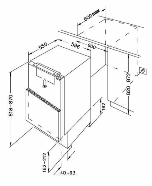 De Longhi F6ST111E Frigorifero