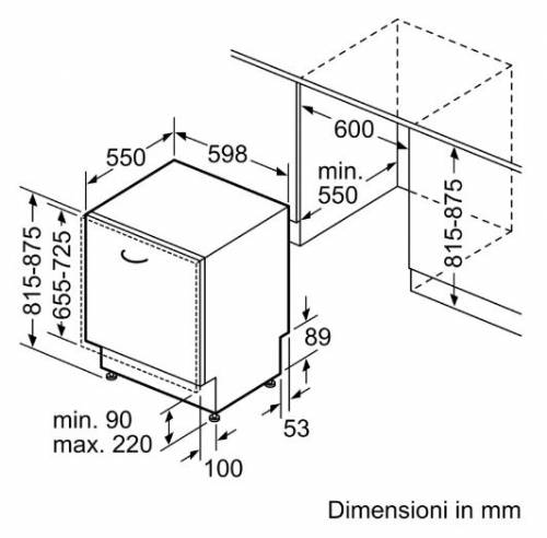 BOSCH SMV4HAX07E LAVASTOVIGLIE