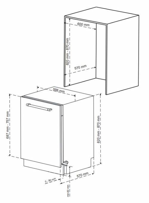 DAEWOO DI1E6FW49E LAVASTOVIGLIE