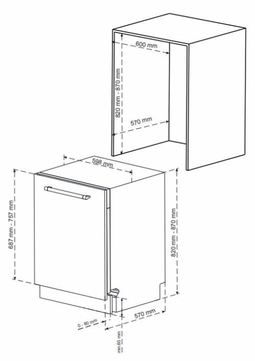 DAEWOO DI145FW52E LAVASTOVIGLIE