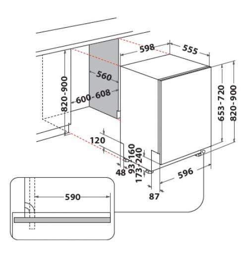 INDESIT IN2ID14CN80 LAVASTOVIGLIE