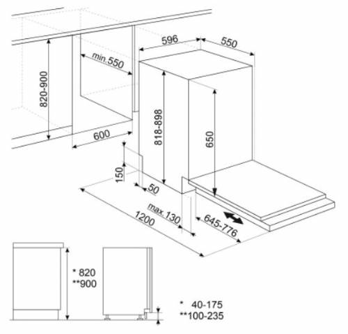 SMEG STL362DQ LAVASTOVIGLIE