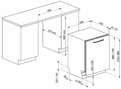SMEG ST311CS LAVASTOVIGLIE