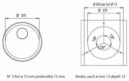 CM LAV. CM 011951 TONDO SOTTOTOP