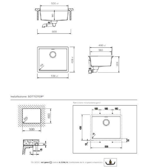 SCHOCK LATN100LU13 LAVELLI SINTETICI