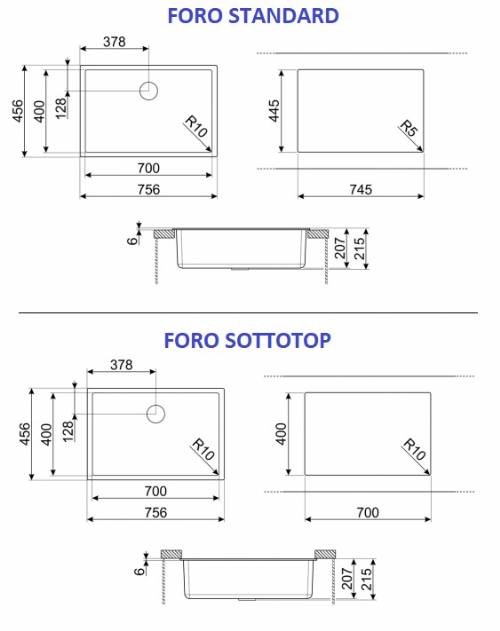 SMEG VZP76N LAVELLI SINTETICI