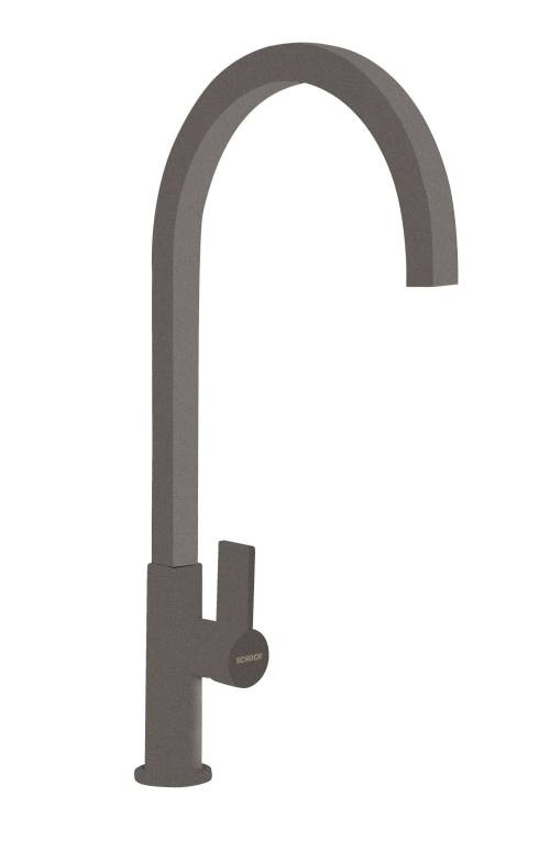 Cod. SXARCT43 Miscelatore monocomando canna alta quadrata tutto colore  NEW AQUAARCO T ASPHALT