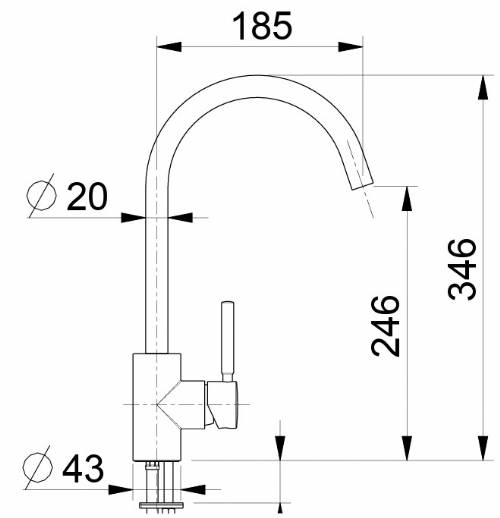 CROLLA 7787BN MISCELATORE TEKNO NICKEL SPAZZOLATO