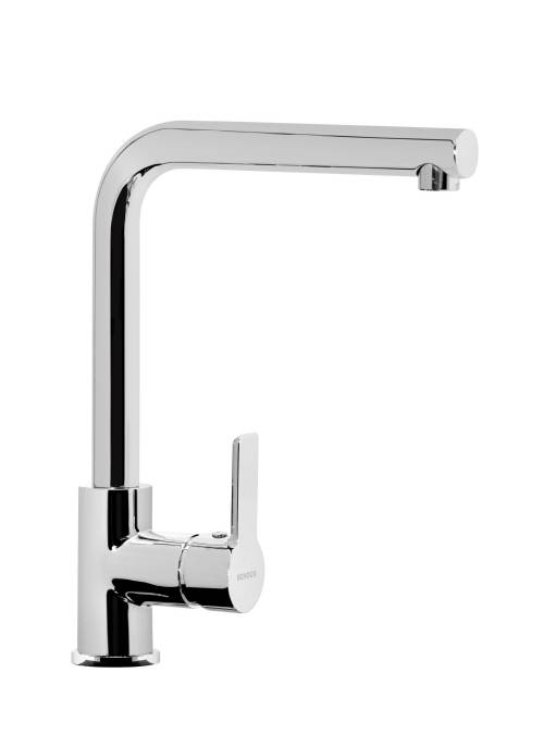 Cod. SXTOWN680 Miscelatore monocomando con canna alta a ponte AQUATOWN WATER SAVING CROMATO