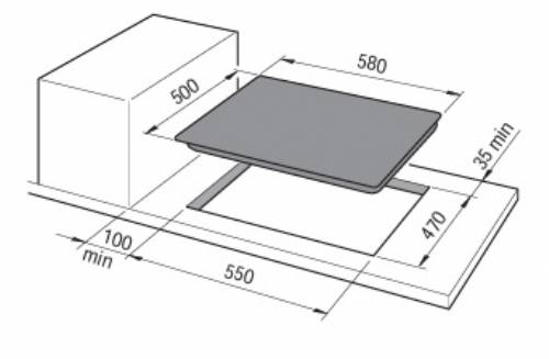 DE LONGHI ROF46PRO PIANI COTTURA GAS