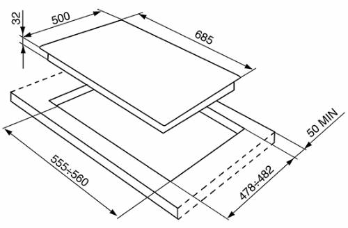 SMEG SR975XGH PIANI COTTURA GAS