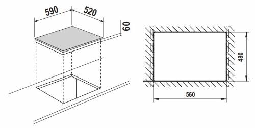 SCHOCK STIB64BK2 PIANI COTTURA ELETTRICI
