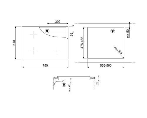 SMEG SI2741D PIANI COTTURA ELETTRICI
