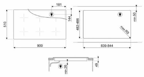 SMEG SI2951D PIANI COTTURA ELETTRICI