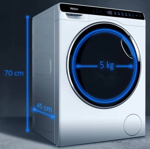 haier - HW50-BP12307U1-S LAVAT MINIDRUM CLASSE A BIANCA 1200