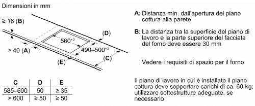 SIEMENS EX675HEC1E piano induzione 60cm con profili
