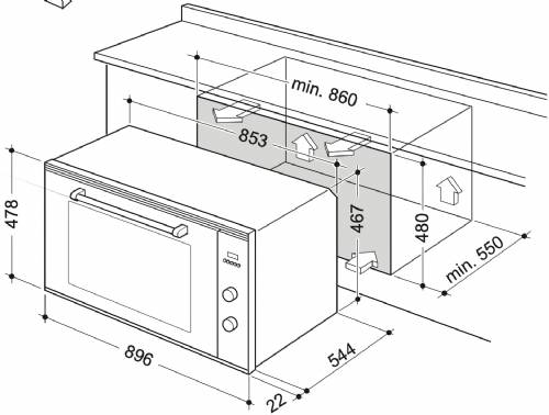De Longhi DLM90N Forno