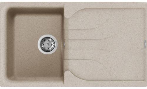 elleci LGE40051- Lavello 1 vasca con gocciolatoio Reversibile Sopratop  EGO400AVENA
