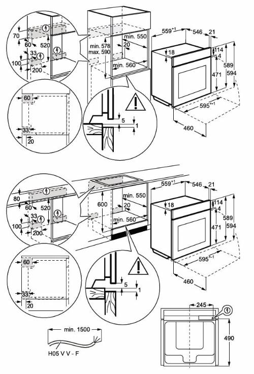 AEG PO7000PT forno