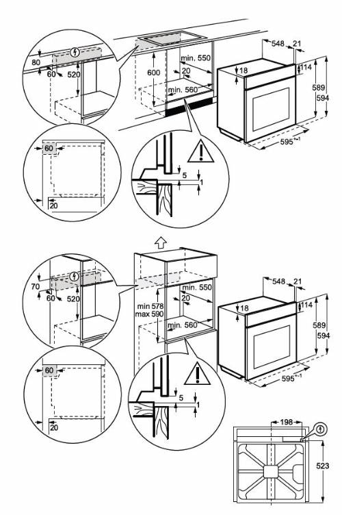 AEG PO7001SPT forno