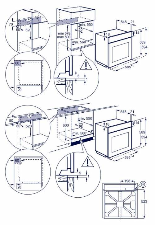 ELECTROLUX KOFFP0PX forno pirolitico A++  INOX