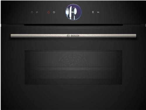 BOSCH CMG7761B1 Forno compatto combinato con microonde da incasso 60 x 45 cm Nero