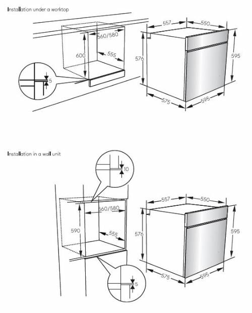 FORNO MULTIFUNZIONE NERO/INOX