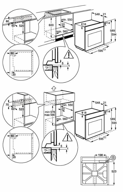 Forno a vapore Serie 6000 SenseCook  con SteamCrisp pirolitico