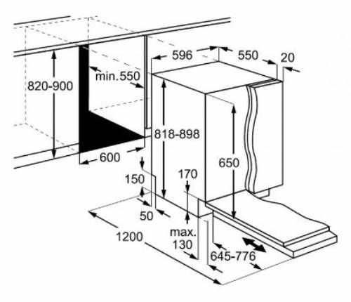 Lavastoviglie integrata totale Serie 7000 GlassCare