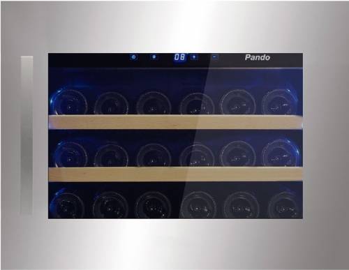 PANDO PVMAV 45-16 XR CANTINA VINO INCASSO CON MANIGLIA CERNIERE DESTRE INOX