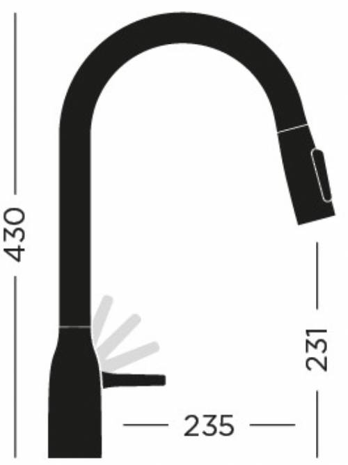 NOBILI CU128137GTP MISCELATORE MANIA DOCCIA PVD ambra