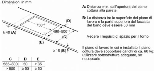 BOSCH PVW81CHB1E PIANO induzione 80 cm