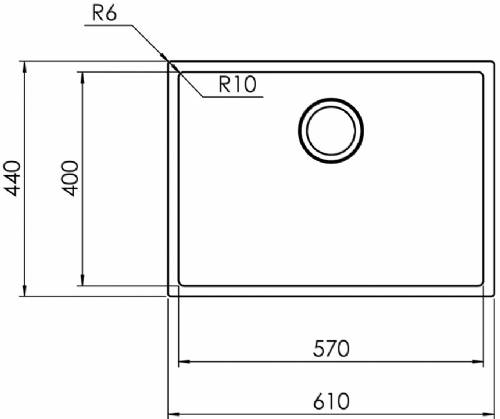 CM 018803 LAVELLO MONOVSACA Qubica 61 x 44 satinato F3