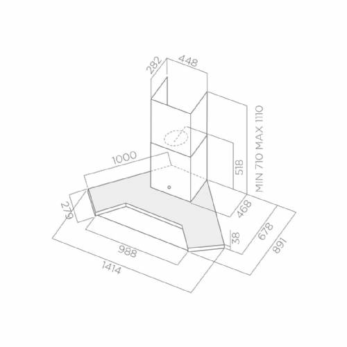 Elica SYNTHESIS IX A/100 - 64214507 cappa