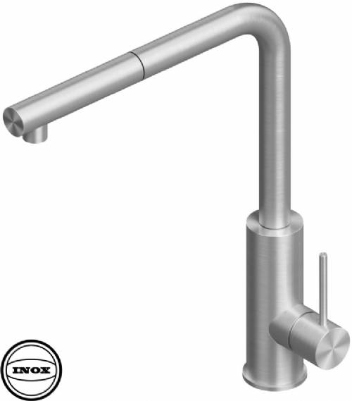CM 9245 MISCELATORE INOX SPARGI CON DOCCIA ESTRAIBILE
