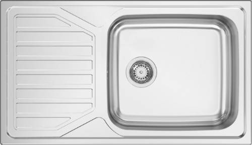 RODI K0000692 LAVELLO 1 VASCA + SCOLAPIATTI OKIO PLUS 103 gocciolatoio sinistro INOX
