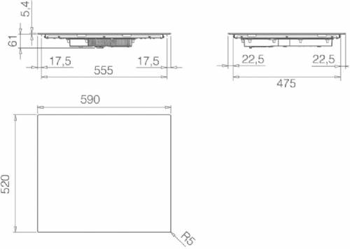 ELICA PRF0199859 PIANO induzione 60 cm