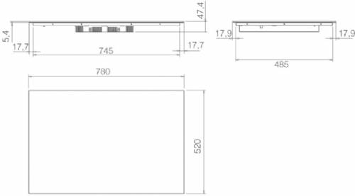 ELICA PRF0199855 PIANO induzione 80 cm