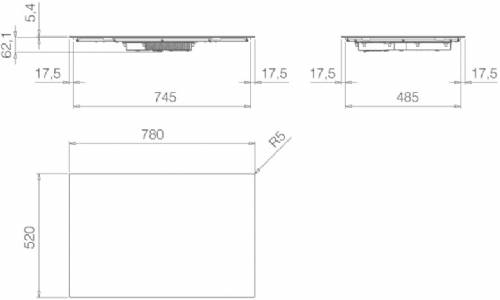 ELICA PRF0199862 PIANO induzione 80 cm