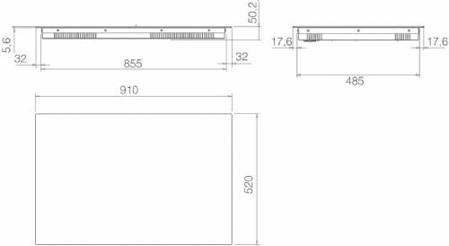 ELICA PRF0211648 PIANO induzione 90 cm