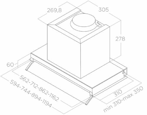 ELICA PRF0207129 CAPPA INCASSO BOXIN ADV DRY @ BLMAT/A/90