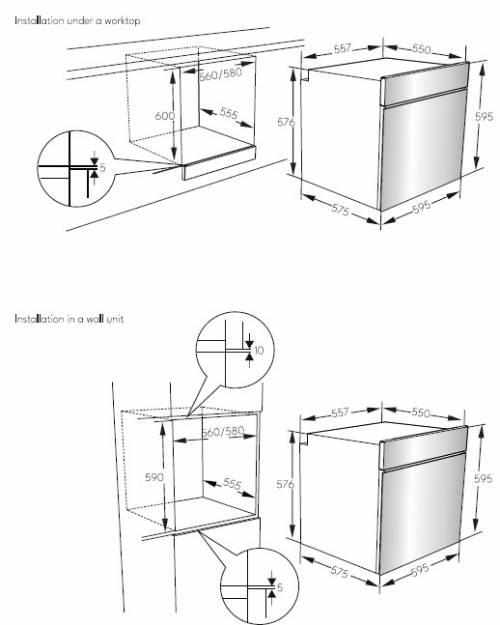 DAEWOO BO7HR19GBNHIT Forno elettrico multifunzione con funzione Vapore Colore nero