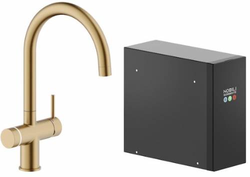 NOBILI LV0K133/AIOGTP SISTEMA ALL-IN-ONE SORGENTE FRIZZA & BOLLENTE PVD ambra