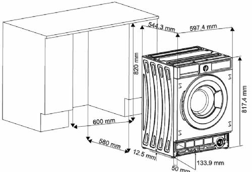 DAEWOO WM-IB7494W0AIT LAVATRICE CARICA FRONTALE 7 KG