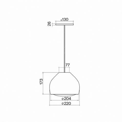 FALMEC KACL.162#E4F Lampada SOPHIE ANTIQUE BRASS