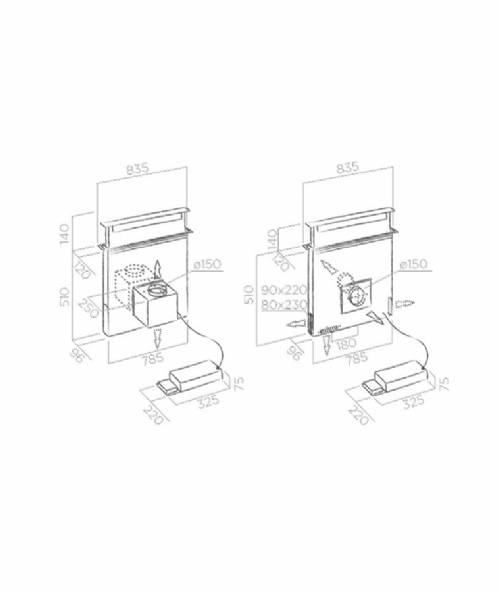 Elica PANDORA IX/F/90 - PRF0120980 cappa