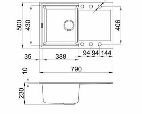 Elleci LGY30051 EASY 300 lavello
